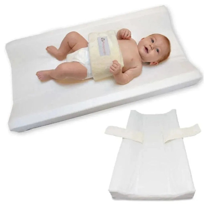 NEW Poopoose Contoured Changing Pad White 16″x32″ New