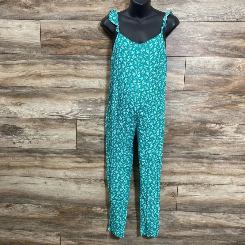 NEW The Nines Floral Jumpsuit sz XS Green XS New
