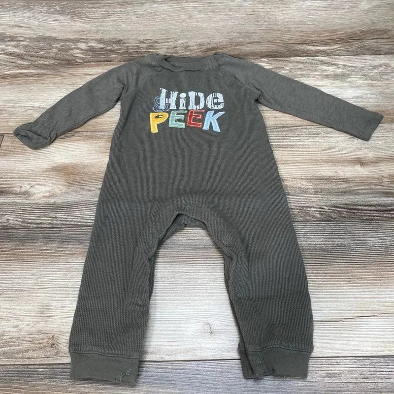 Peek… Hide & Peek Coverall sz 12-18m Green 12-18m Used
