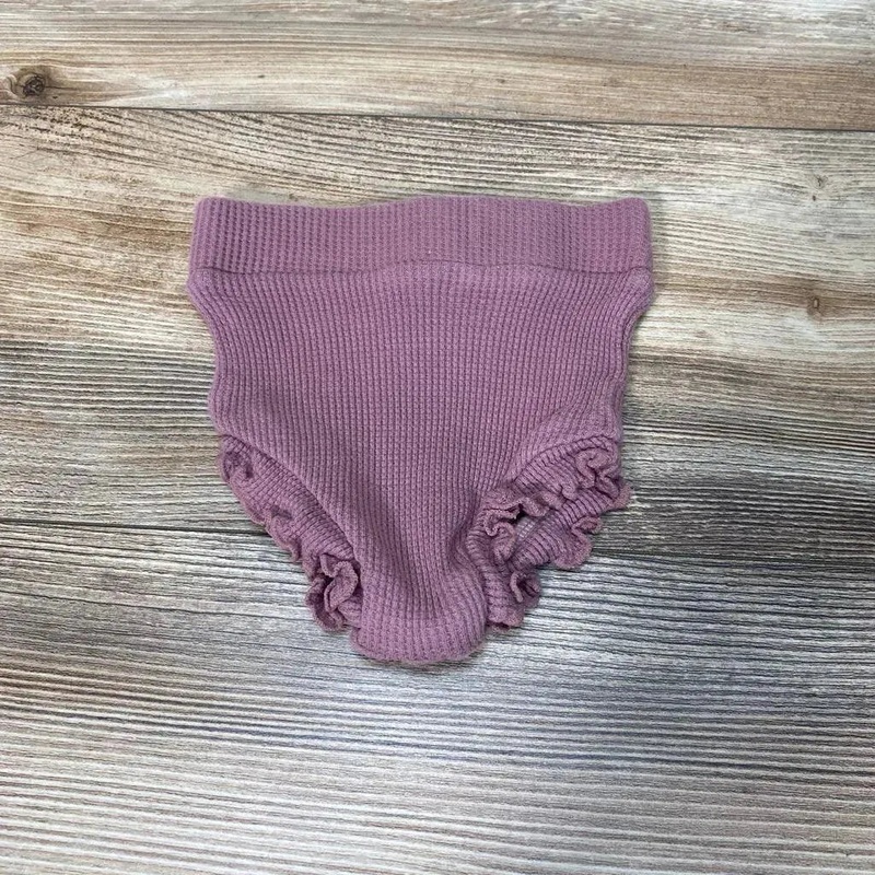 Spearmint Love Organic Ruffle Bloomers sz 0-3m Purple 0-3M Used