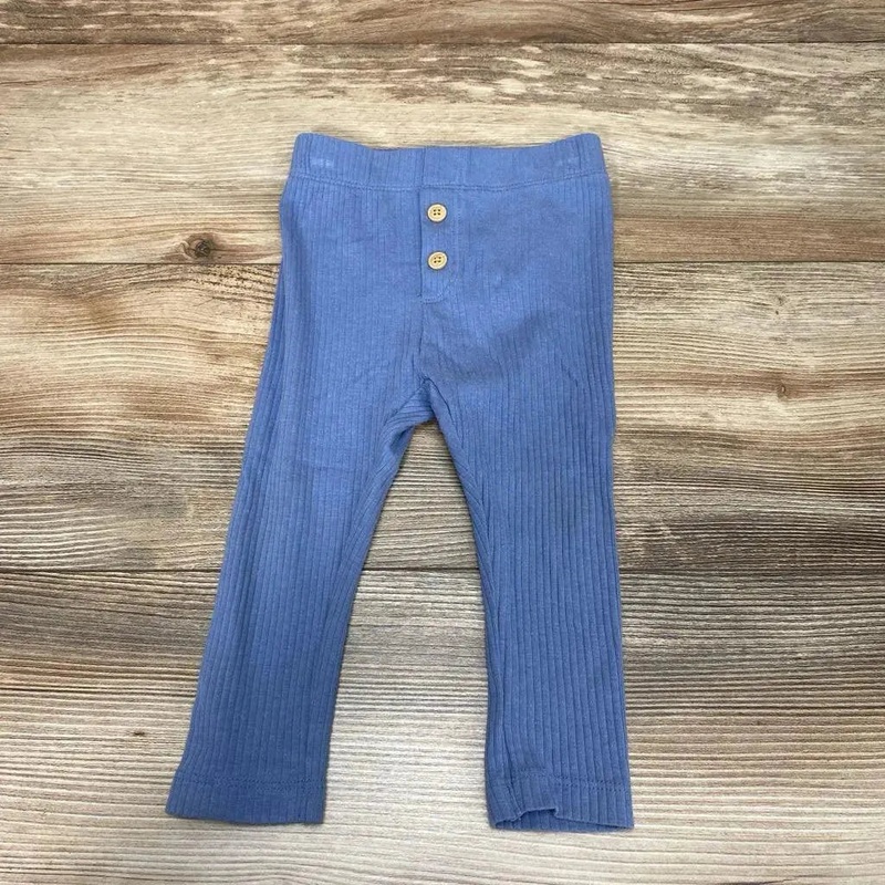 Cat & Jack Ribbed Leggings sz 6-9M Blue 6-9M Used