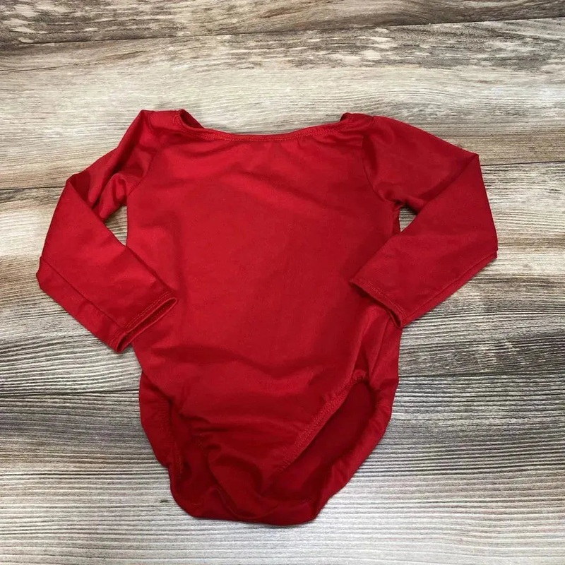 Long Sleeve Leotard sz 2-4T Red 2-4T Used
