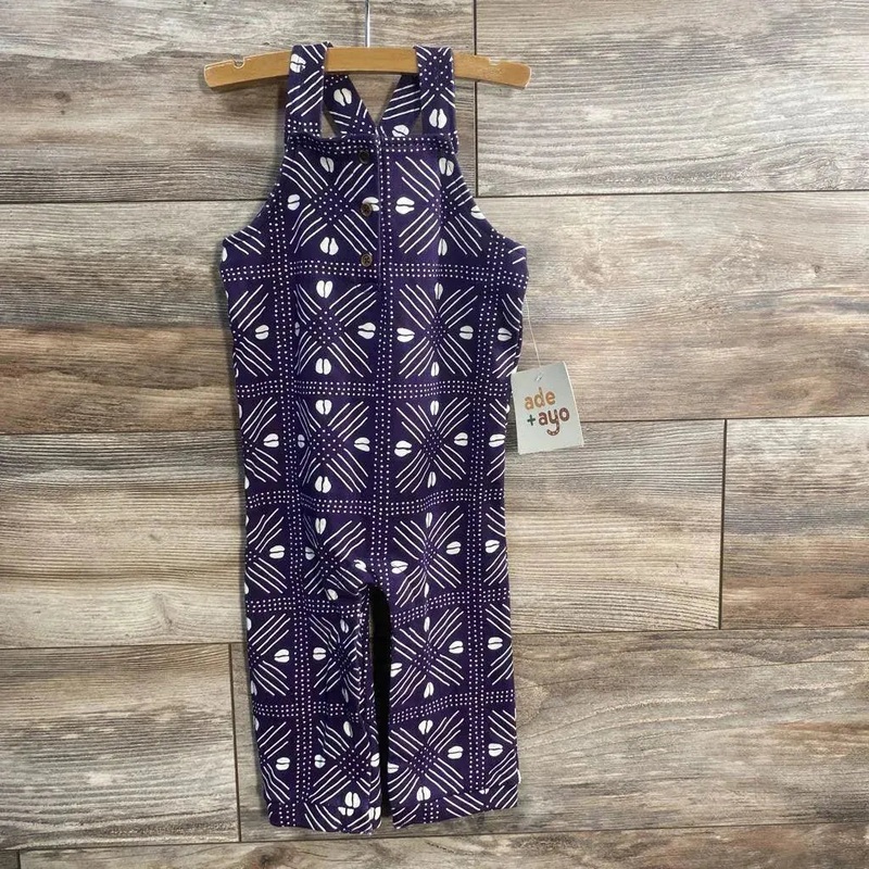 NEW ade + ayo Overalls sz 6-9m Purple 6-9m New