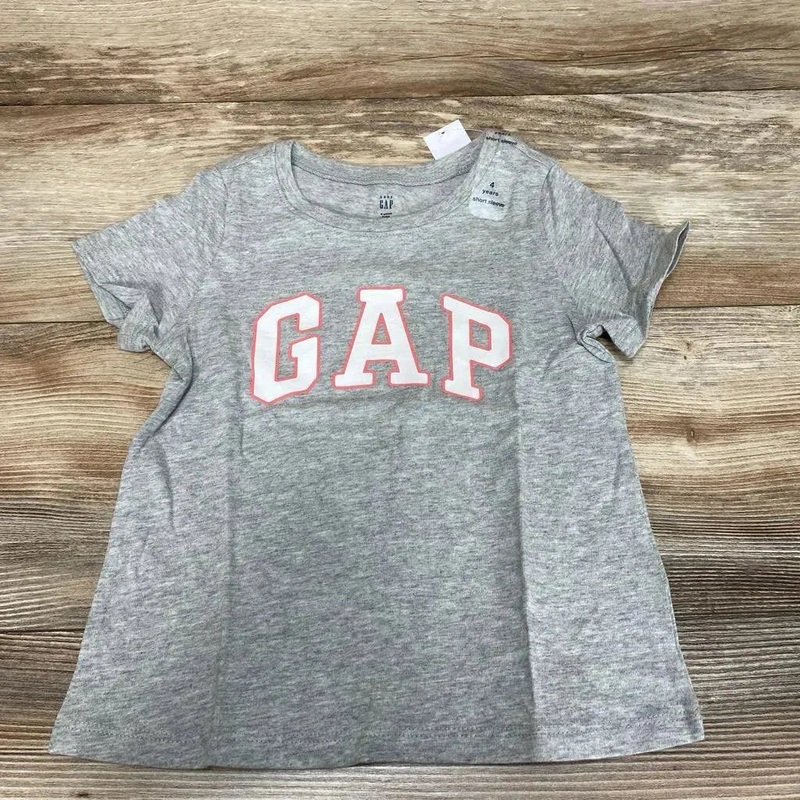 NEW Baby Gap Logo T-Shirt sz 4T Grey 4T New