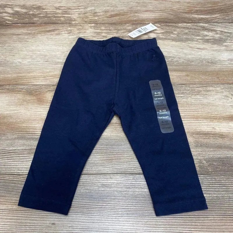 NEW BabyGap Solid Leggings sz 6-12m Navy 6-12m New