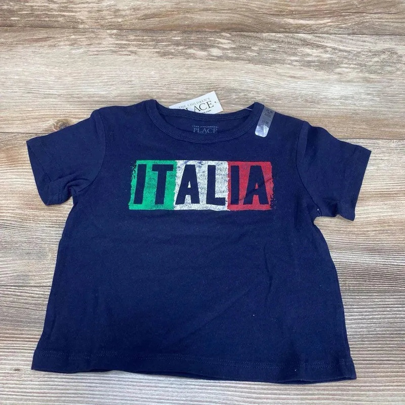 NEW Children’s Place Italia Graphic T-Shirt sz 12m Navy 12m New