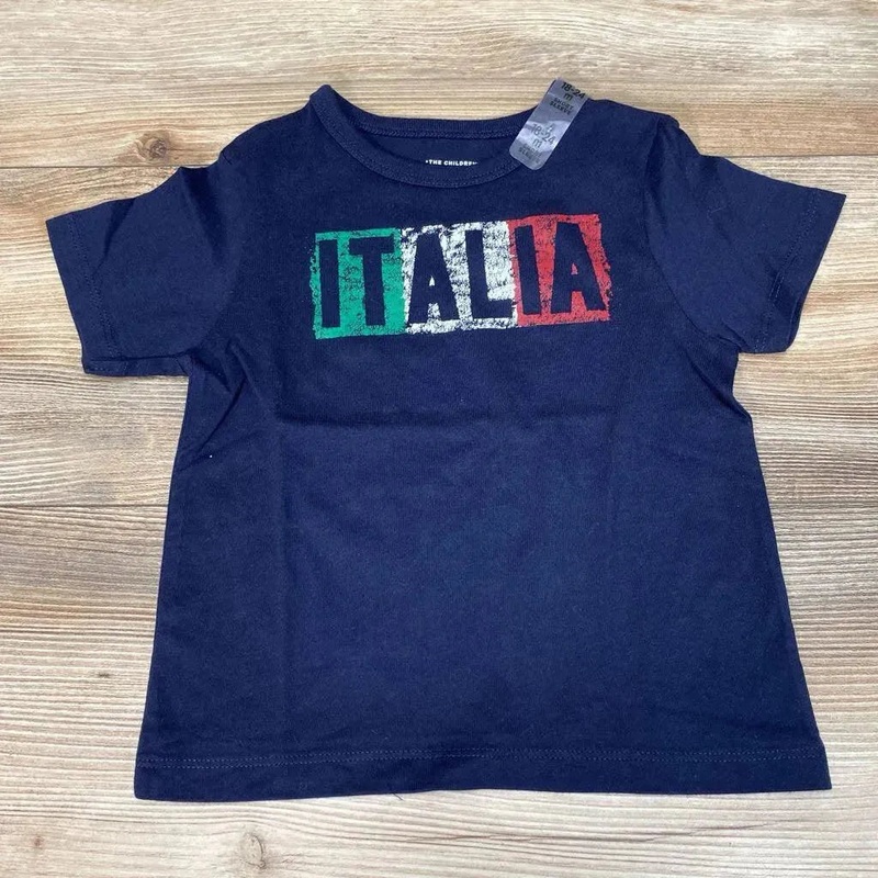 NEW Children’s Place Italia Graphic T-Shirt sz 18-24m Navy 18-24m New