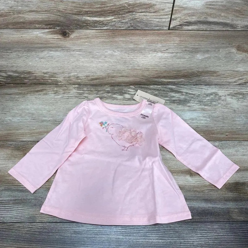 NEW First Impressions Birdie Shirt sz 6-9m Pink 6-9m New