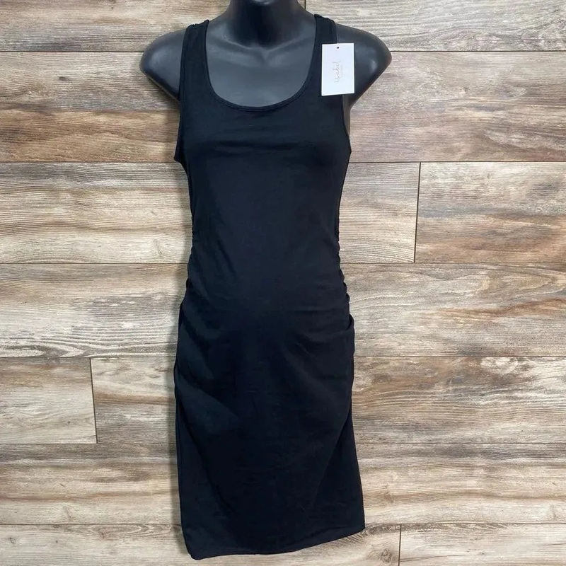 NEW Isabel Maternity Bodycon Tank Dress sz Small Black Small New