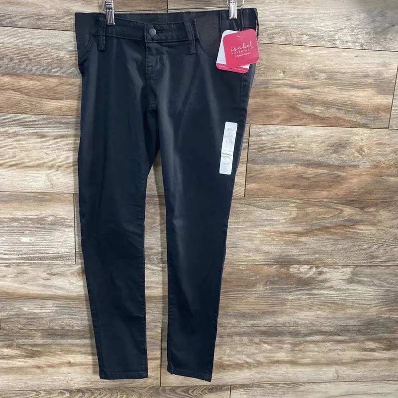 NEW Isabel Maternity Side Panel Skinny Jeans sz Small Black Small New
