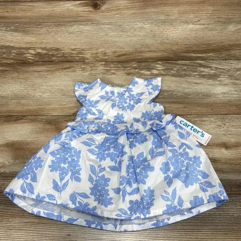 NEW Just One You 2pc Floral Dress & Bloomers sz 3m White 3m New