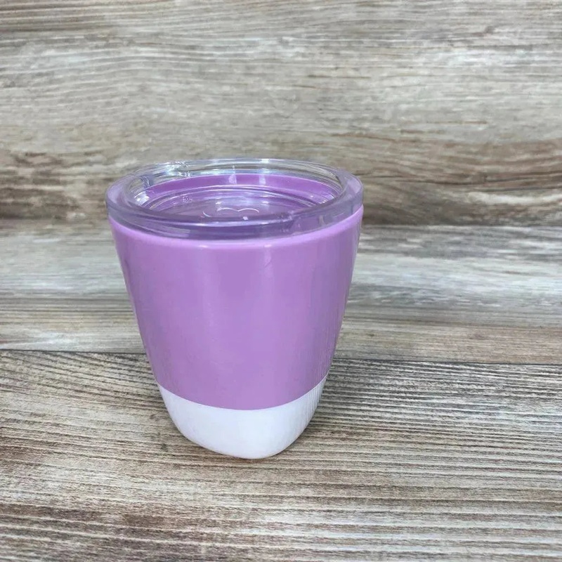 NEW Munchkin Splash Open Cup with Training Lid 7oz Purple 18m+ New