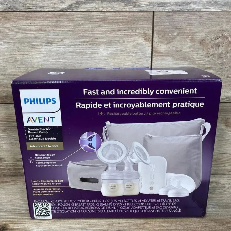 NEW Philips Avent Double Electric Breast Pump Advanced White New