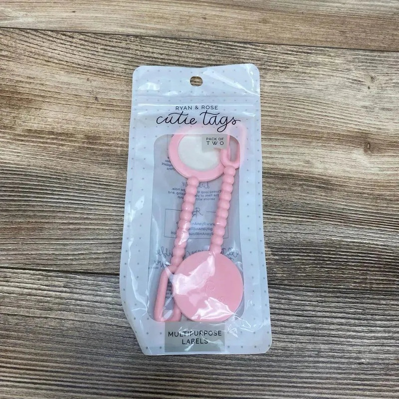 NEW Ryan & Rose 2pk Cutie Tags Multipurpose Labels Pink New