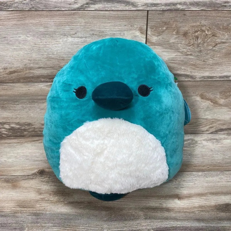 NEW Squishmallows 14″ Selassi Green Platypus Green New