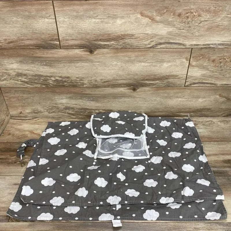 Car Seat Cover Cloud Pattern Grey Used