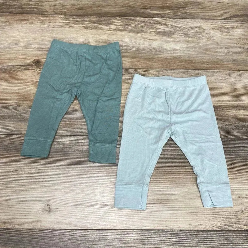 Cloud Island 2Pk Modal Pants sz 0-3m Green 0-3m Used