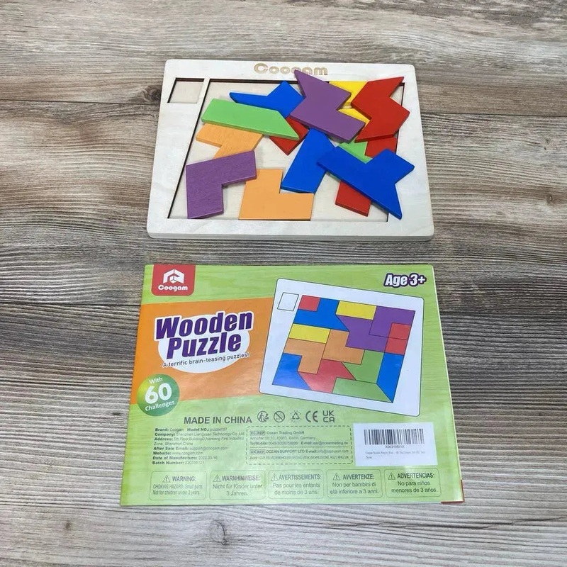 Coogam Wooden Puzzle Used