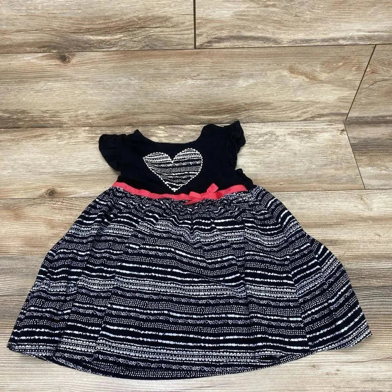 Epic Threads Hearts Dress sz 4T Black 4T Used