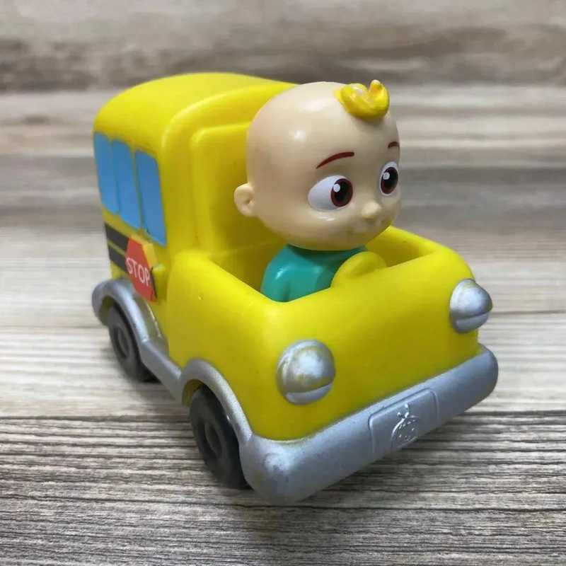 Jazwares Cocomelon JJ Mini School Bus Little Car Yellow 18m Used