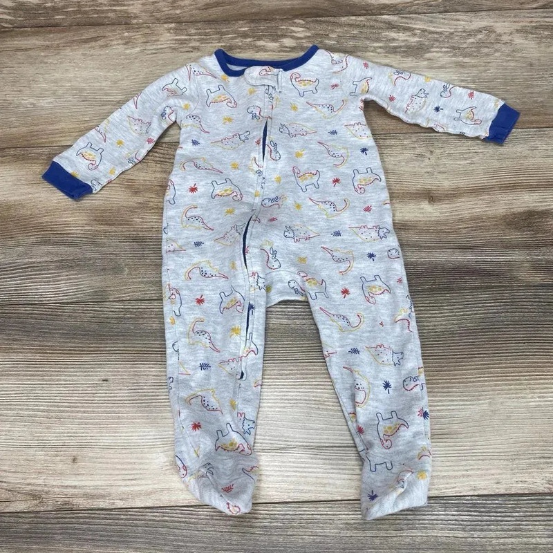 Laughing Llama Dino Sleeper sz 6m Grey 6m Used