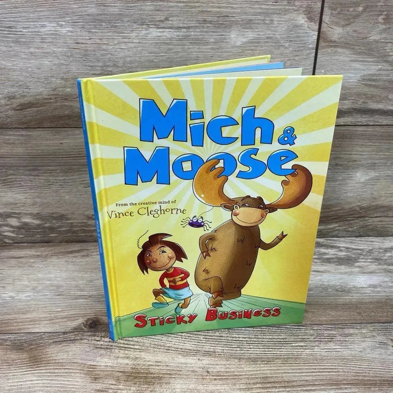 Mich & Moose Hardcover Book Used