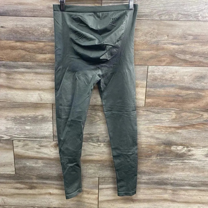 Motherhood Belly Support Leggings sz Medium Green Medium Used