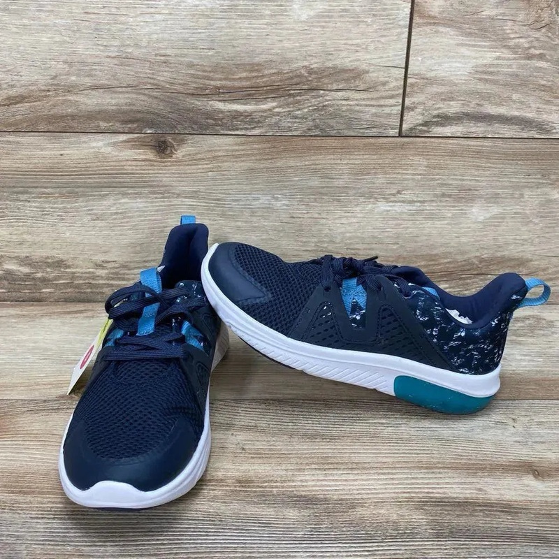 NEW All In Motion Stormy Lace-Up Performance Sneakers sz 5Y Navy 5Y New