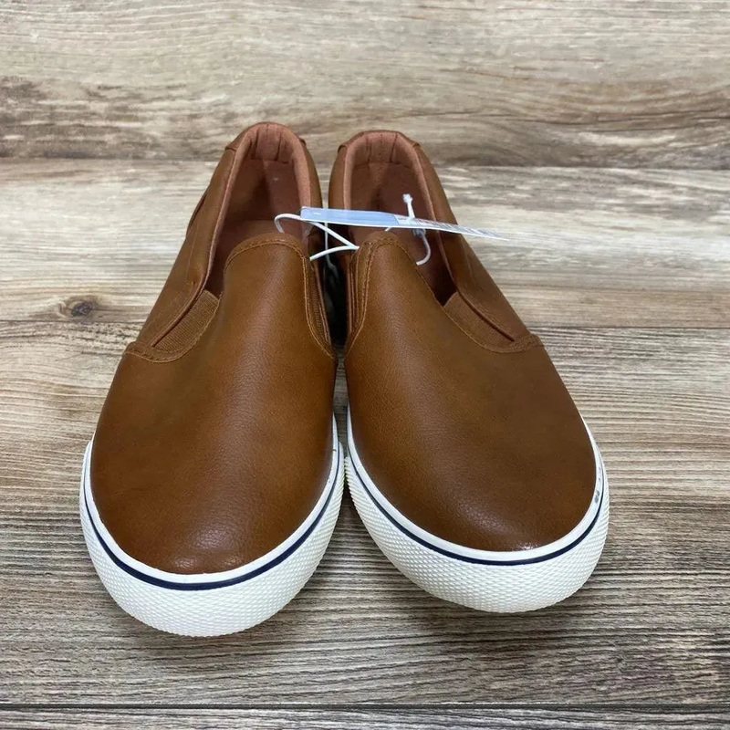 NEW Cat & Jack Enzo Slip-On Sneakers sz 5Y Brown 5Y New