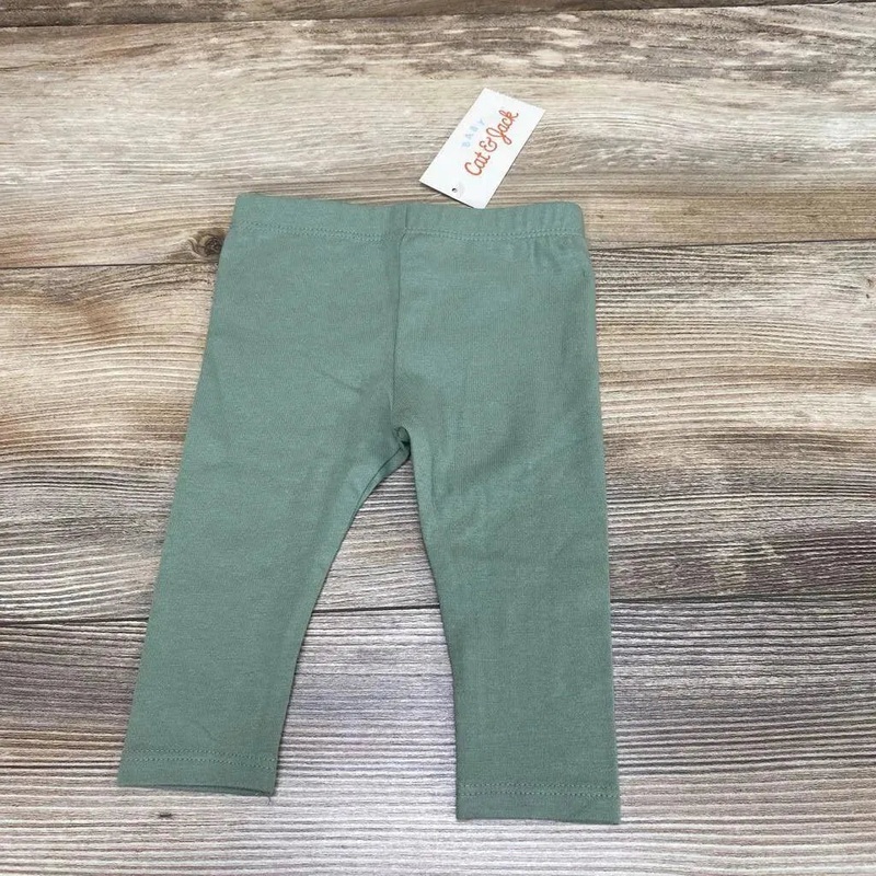 NEW Cat & Jack Leggings sz 0-3m Green 0-3m New