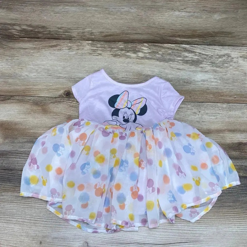 NEW Disney Junior Minnie Mouse Dress sz 12m Purple 12m New