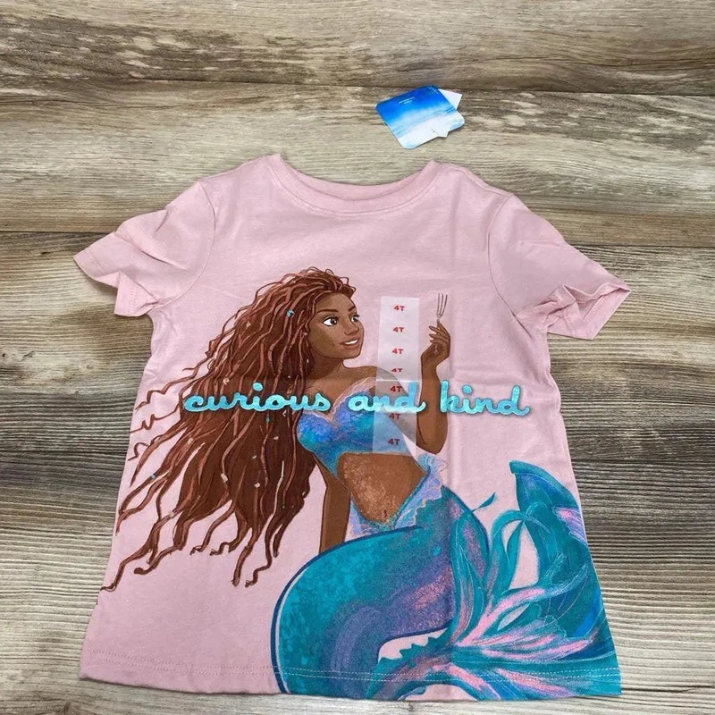 NEW Disney The Little Mermaid Shirt sz 4T Pink 4T New