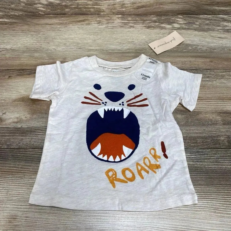 NEW First Impressions Lion Roarr Shirt sz 6-9m Beige 6-9m New