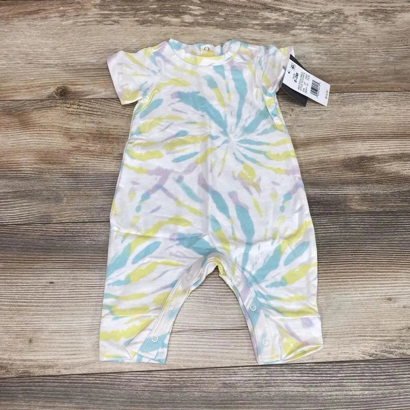 NEW Grayson Mini Tie-Dye Romper sz 0-3m White 0-3m New