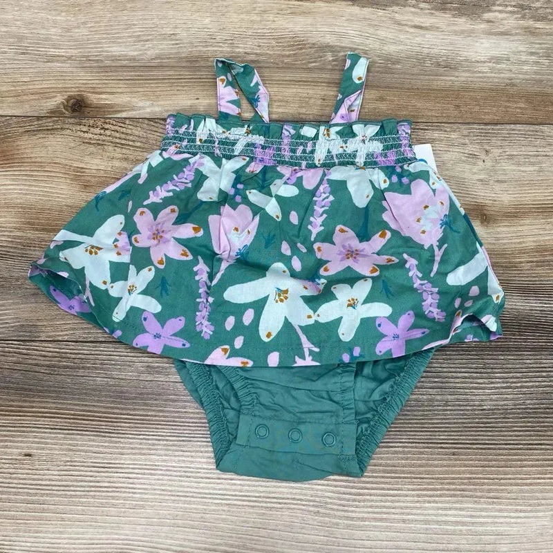 NEW Just One You Floral Bodysuit Dress sz 3m Green 3m New