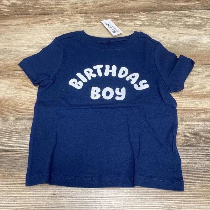 NEW Old Navy ‘Birthday Boy’ Tee sz 2T Navy 2T New