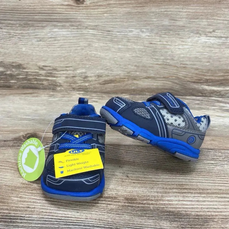 NEW Pediped GRIP ‘N’ GO Mars Stone Sneakers sz 3.5c Navy 3.5c New