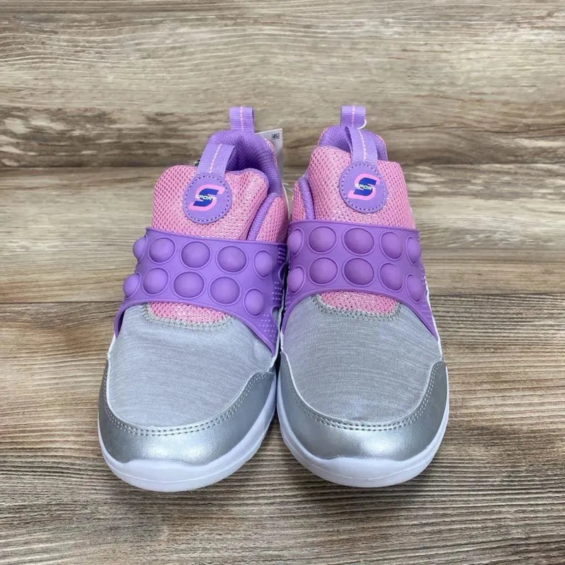NEW Skechers Denise POPS Sneakers sz 2Y Grey 2Y New