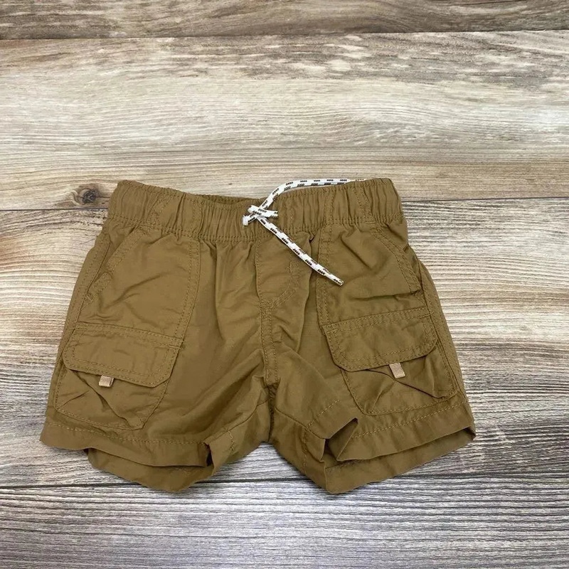 Old Navy Drawstring Quick Dry Shorts sz 0-3m Brown 0-3m Used