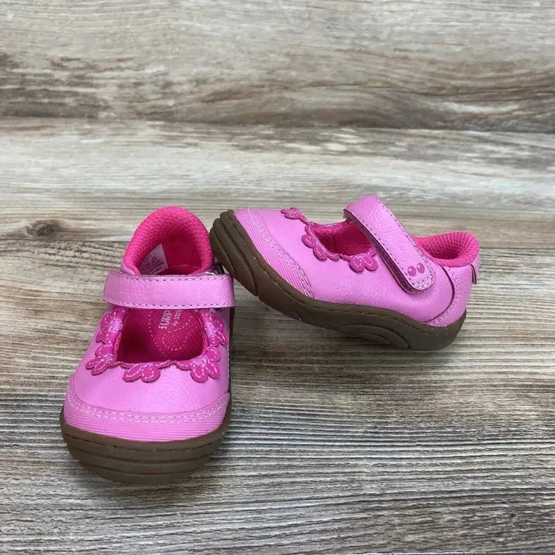 Surprize Angie Floral Mary Jane Shoes sz 3c Pink 3c Used
