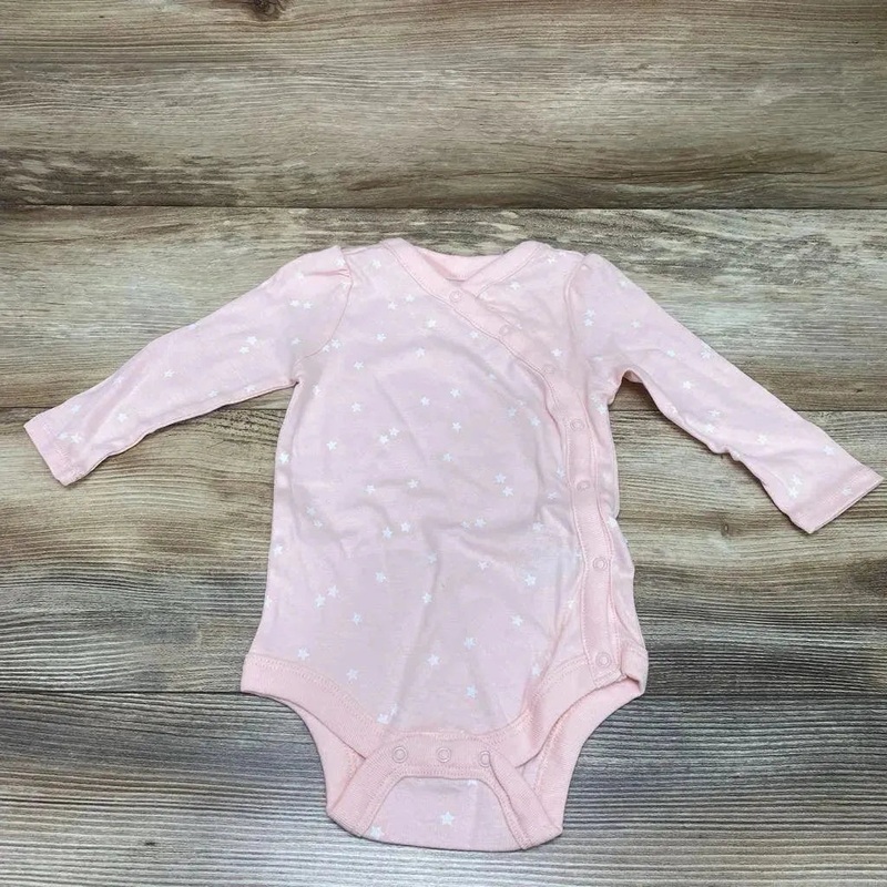 BabyGap NEW Star Print Kimono Bodysuit Sz 6-12m Pink 6-12m New