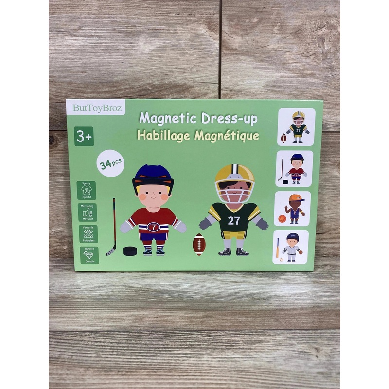 ButToyBroz Magnetic Dress-Up Dolls Playset 3+