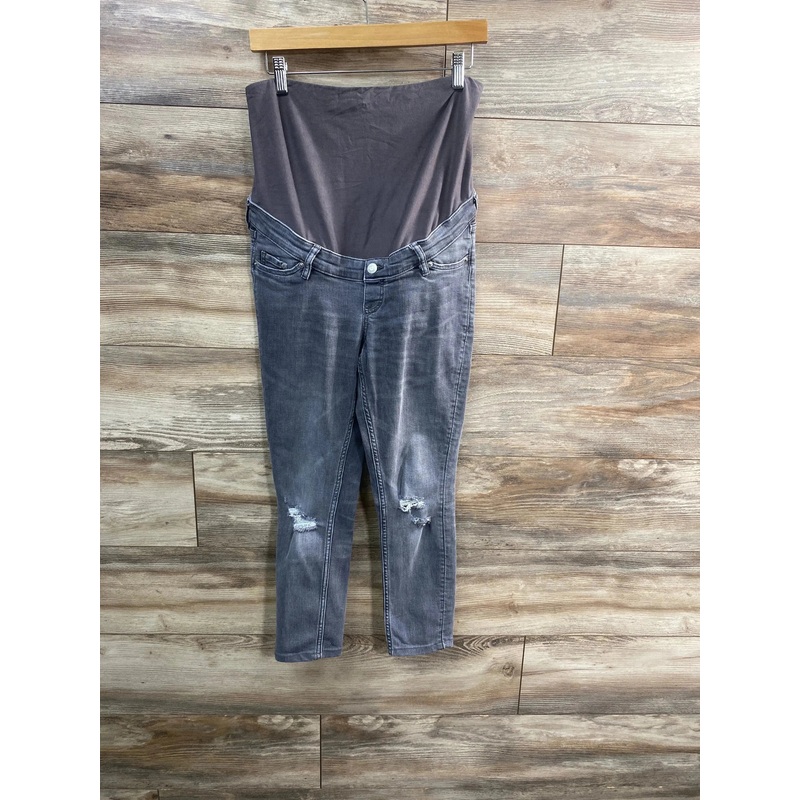 H&M Mama Ankle Length Skinny Jeans Grey sz Small