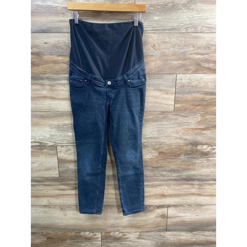 H&M Mama High Rib Skinny Jeans Blue sz Small