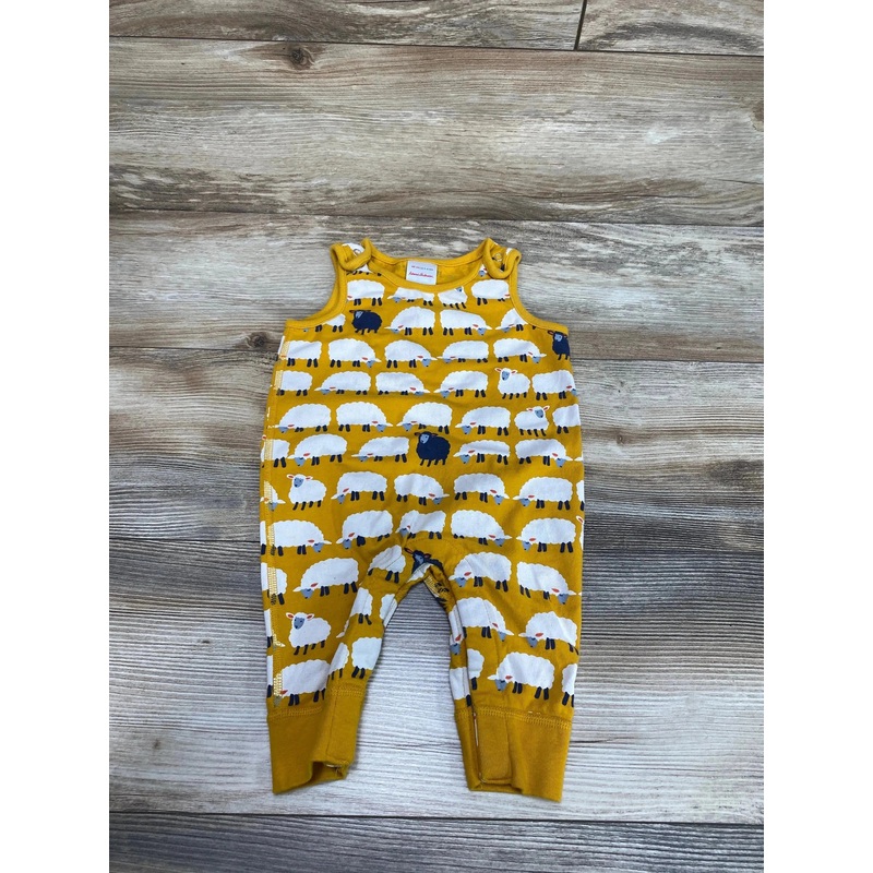 Hanna Andersson Sheep Romper sz 3-6m