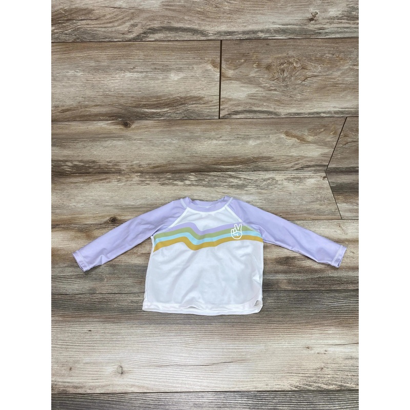 Little Co. Purple Rash Guard sz 18m
