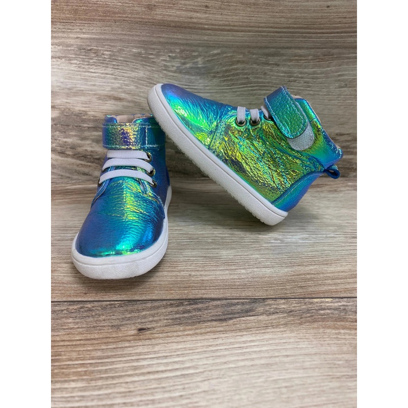 Monkey Feet USA Iridescent High Top Sneakers Sz 4c