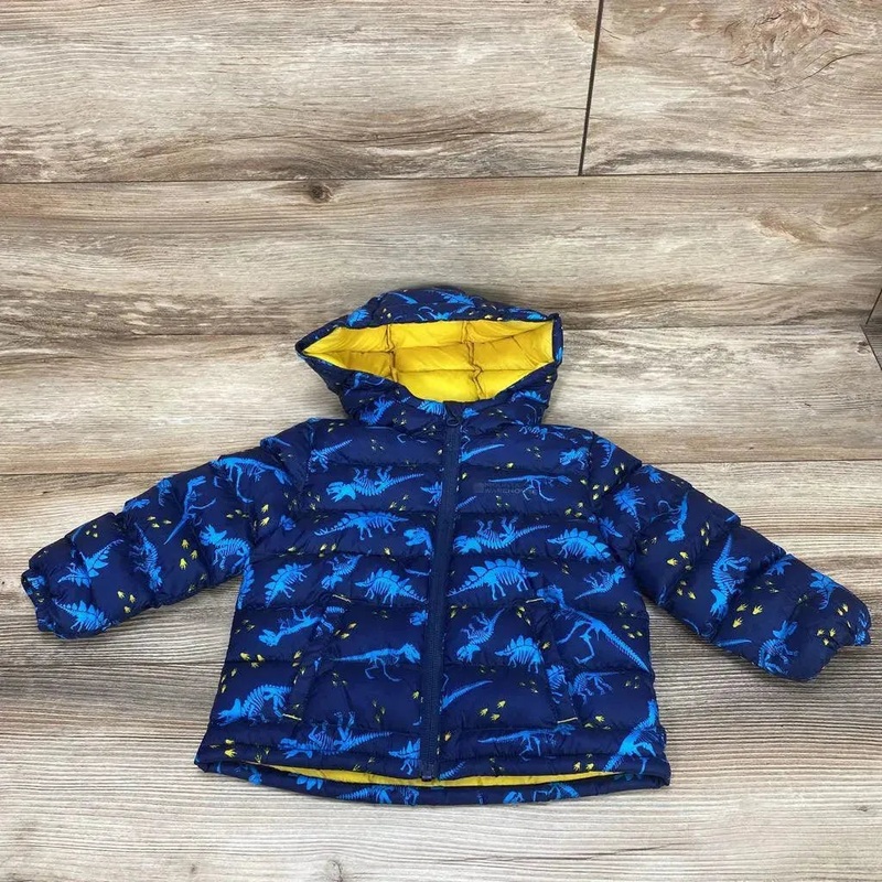 Mountain Warehouse Dino Puffer Jacket sz 6-12m Blue 6-12m Used