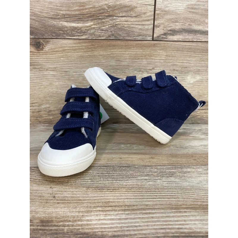 NEW Cat & Jack Roman Slip-On Corduroy Sneakers Navy sz 10c