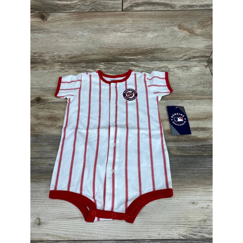 NEW Genuine Merchandise Washington Nationals Creeper White sz 24m